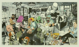 漫画部落,描绘青春记忆的彩色画卷